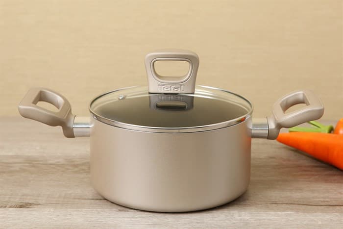 Ảnh Nồi nhôm chống dính nắp kính 18 cm Tefal H9104314
