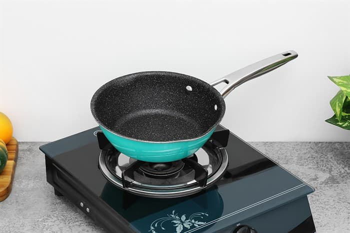Ảnh Chảo inox sâu chống dính vân đá đáy từ 20 cm Elmich Hera EL-8105