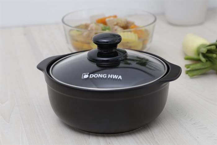 Ảnh Nồi đất nắp kính 16 cm Dong hwa Tucbeghi G702