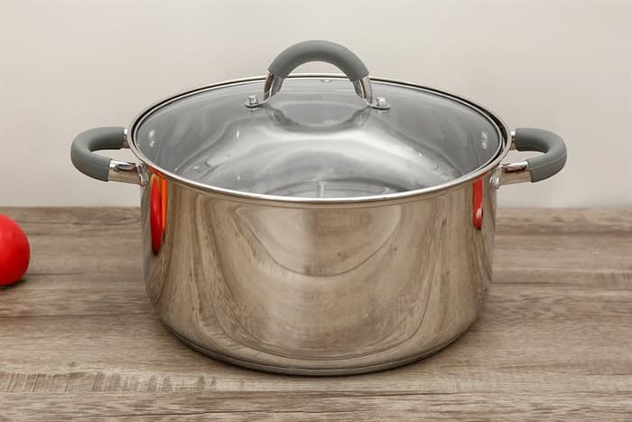 Ảnh Nồi inox 3 đáy nắp kiếng 28cm Hommy CW-S042-28