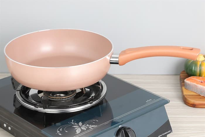 Ảnh Chảo nhôm sâu chống dính đáy từ 26 cm Elmich Harmonia EL-3781 Vàng hồng