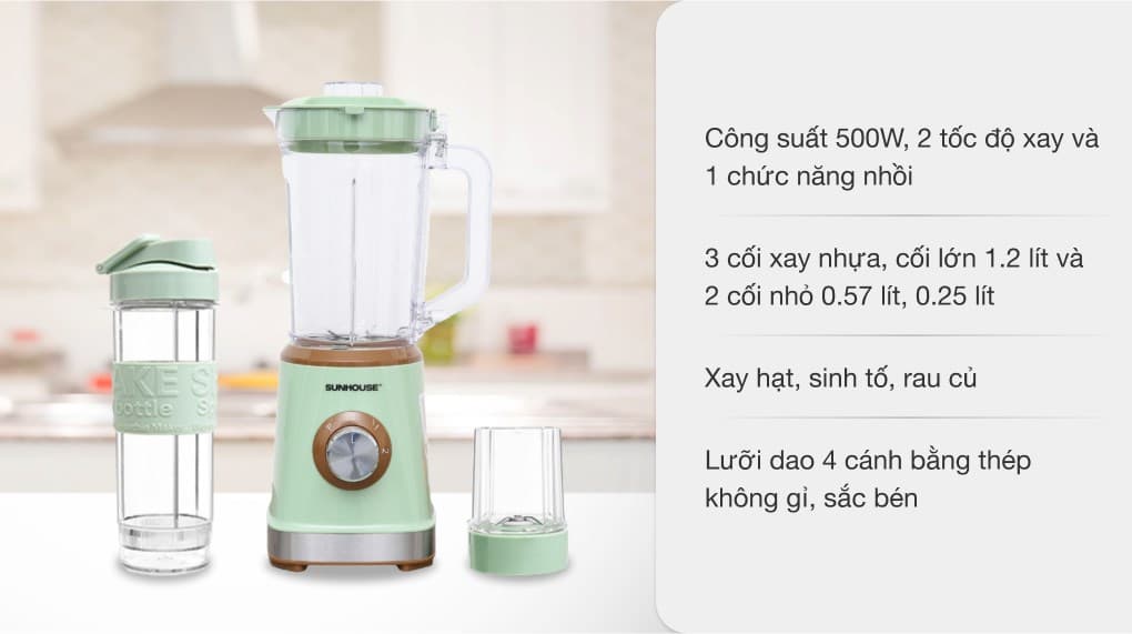 Ảnh Máy xay sinh tố đa năng Sunhouse SHD5315G