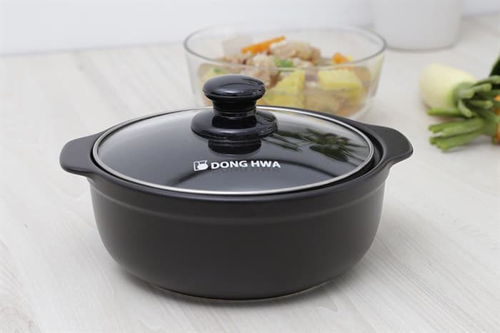 Ảnh Nồi đất nắp kính 19 cm Dong hwa Tucbeghi G703