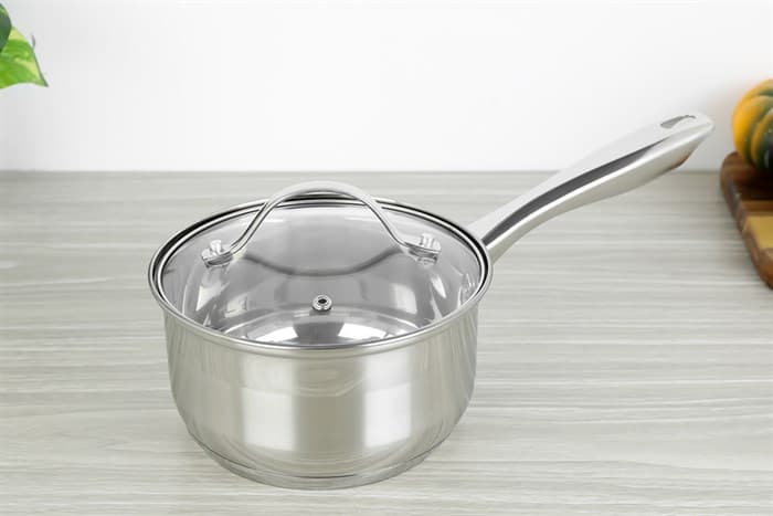 Ảnh Quánh inox 3 đáy nắp kính 16 cm Delites CW-G001N