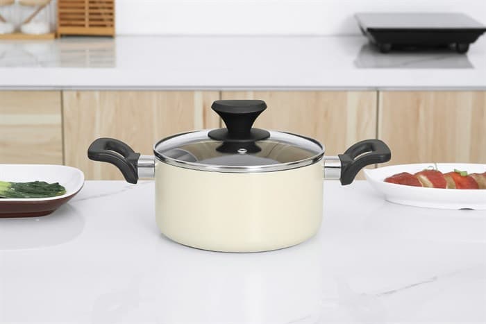 Ảnh Nồi nhôm chống dính nắp kính 18 cm Elmich EL-5213MN18