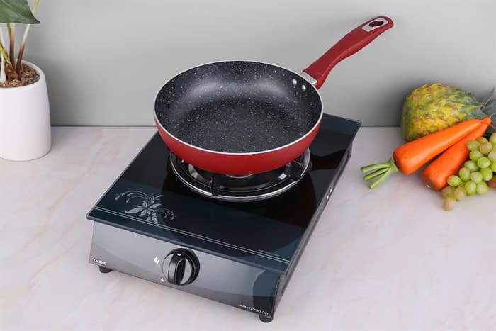 Ảnh Chảo nhôm chống dính vân đá đáy từ 24 cm Delites CE001-24
