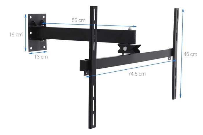 Ảnh Khung treo Tivi 37-63 inch Xoay Cảnh Phong X7-4