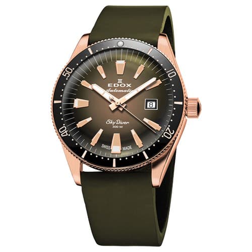 Ảnh Đồng hồ Edox Skydiver 38 mm Nam 80131-37RNC-VDBEI