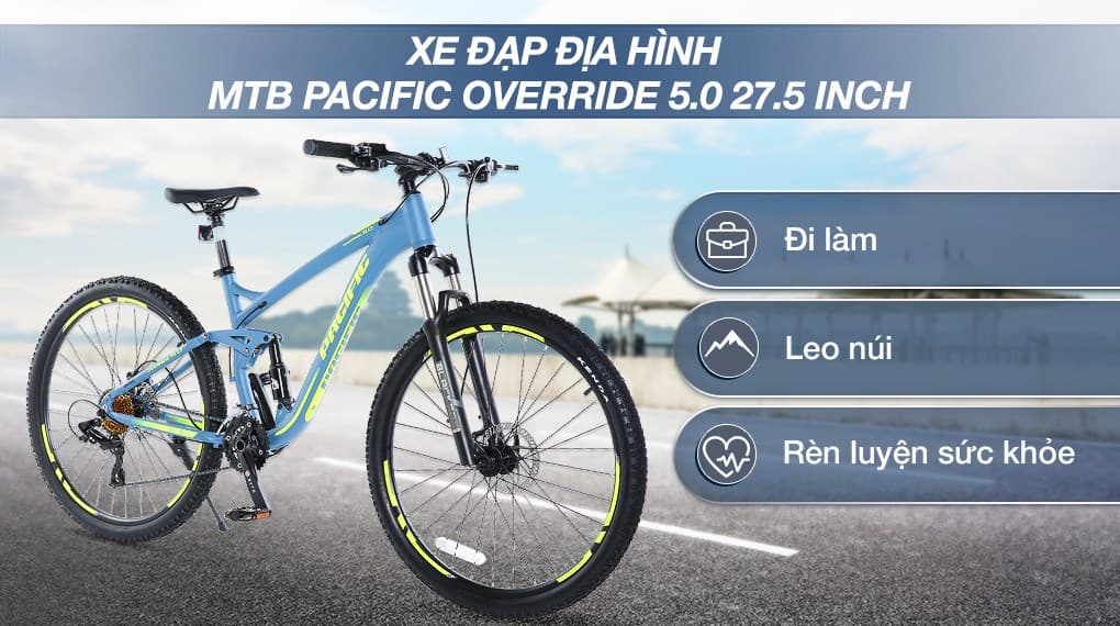Ảnh Xe Đạp Địa Hình MTB Pacific Override 5.0 27.5 inch