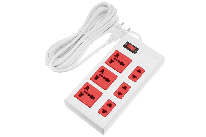 Ảnh Ổ cắm điện Điện Quang 6 lỗ 5m ECO ĐQ ESK 5WR 6ECO