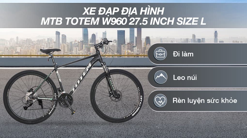 Ảnh Xe Đạp Địa Hình MTB Totem W960 27.5 inch Size L