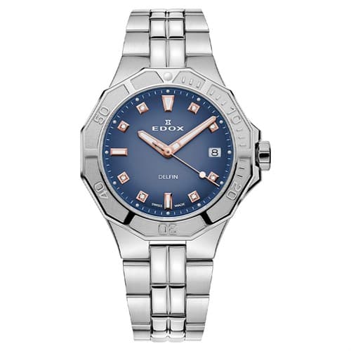 Ảnh Đồng hồ Edox Delfin 38 mm Nữ 53020-3M-BUDDR