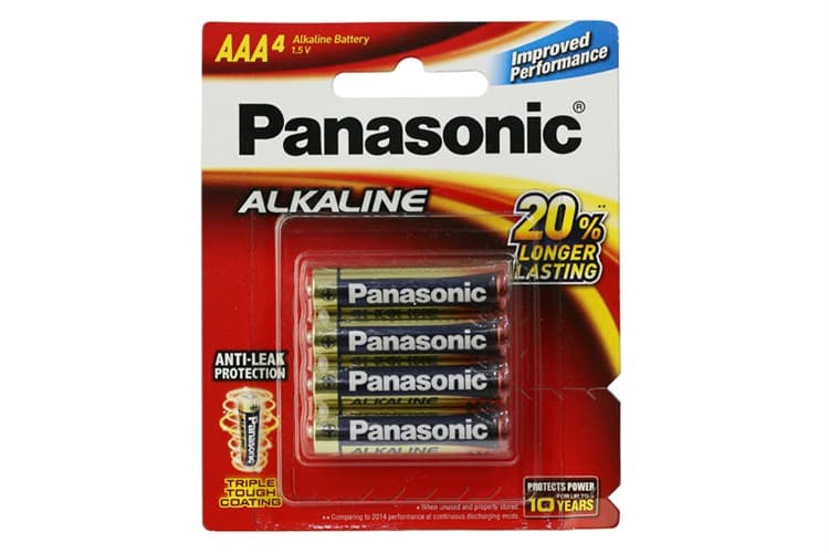Ảnh Pin AAA 4 viên Alkaline Panasonic LR03T-4B-V