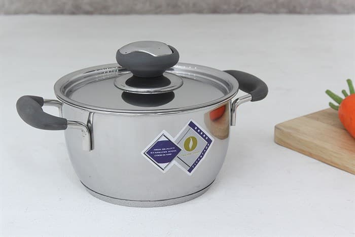 Ảnh Nồi inox 3 đáy nắp inox 16 cm Fivestar N16-3DC