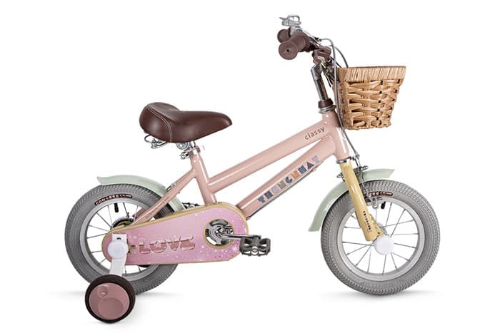 Ảnh Xe Đạp Trẻ Em Thống Nhất Love - 12 inch Hồng