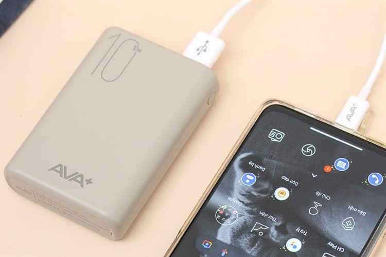Ảnh Pin sạc dự phòng Polymer 10.000 mAh 12W AVA+ PJ JP192