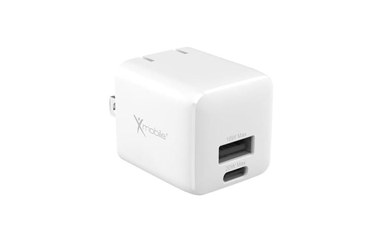 Ảnh Adapter Sạc 2 cổng Type C PD QC 3.0 20W Xmobile DS255A