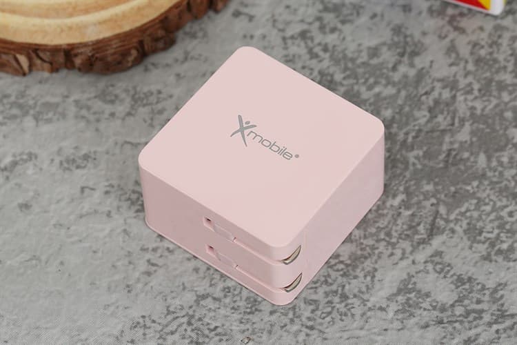Ảnh Adapter sạc 2 cổng USB 17W Dual Xmobile DS730-DB