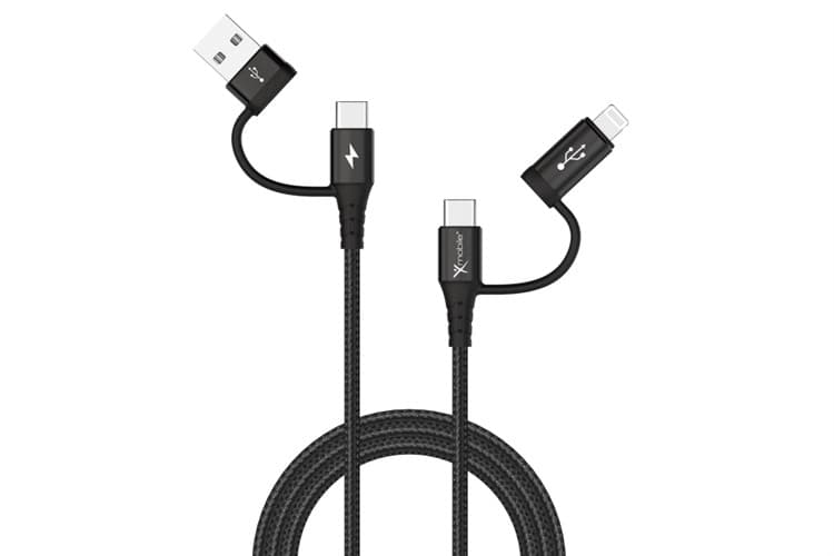 Ảnh Cáp Đa Năng 4 in 1 Lightning Type C 1m Xmobile DR003