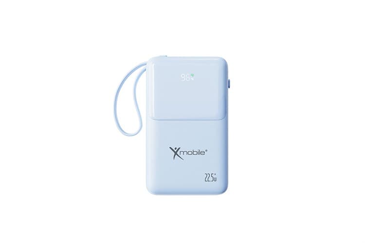 Ảnh Pin sạc dự phòng Polymer 20000mAh Type C PD QC 3.0 22.5W Xmobile S2032U kèm cáp Lightning và Type C