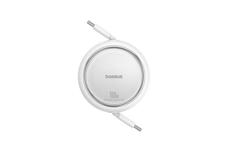 Ảnh Cáp Dây Rút Type C - Type C 1m Baseus Retractable Bright Mirror CB000062