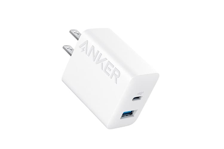 Ảnh Bộ Adapter Sạc 2 cổng USB Type C IQ3 kèm Cáp Type C - Type C 1.5m 20W Anker B2348