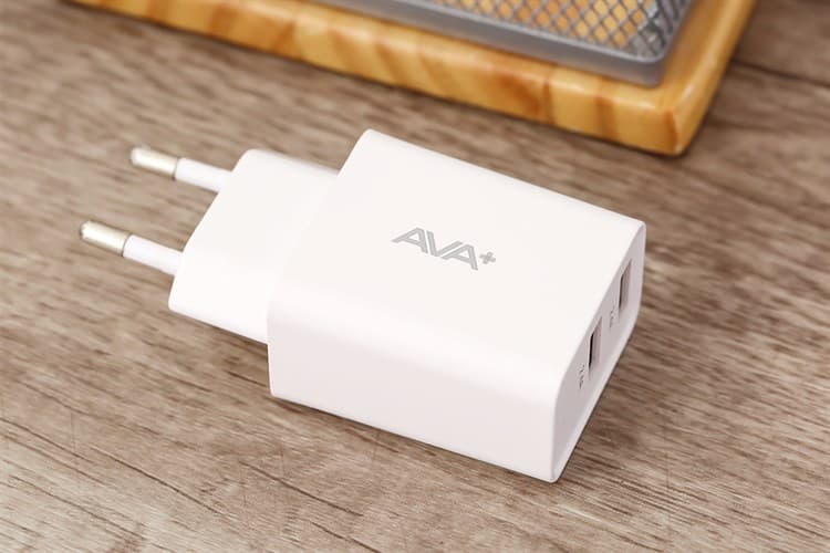 Ảnh Adapter Sạc USB 12W AVA+ DS020B