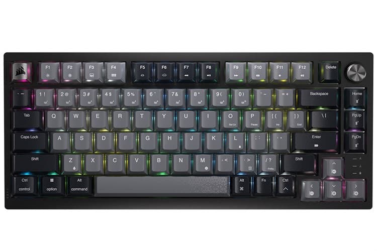 Ảnh Bàn Phím Cơ Bluetooth Gaming Corsair K65 CSR RED-BLK-GREY