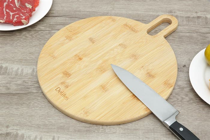 Ảnh Thớt tre thái tròn 32 cm Delites BG21022