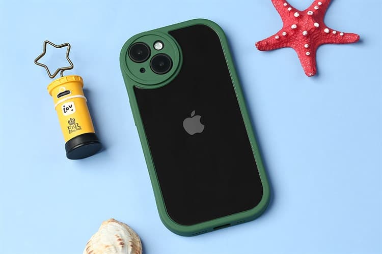 Ảnh Ốp lưng iPhone 14 Nhựa cứng viền dẻo SHOCK HOLE JM