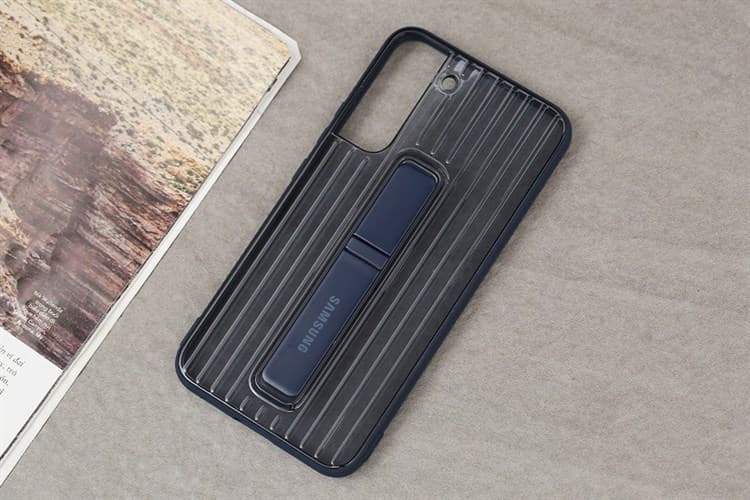 Ảnh Ốp lưng Galaxy S22+ Nhựa cứng viền dẻo Protective Standing Samsung Chính hãng