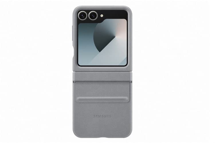 Ảnh Ốp lưng Galaxy Z Flip6 Da thực vật Samsung Chính hãng