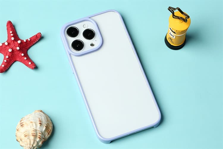 Ảnh Ốp lưng iPhone 14 Pro Max Nhựa cứng viền dẻo Clear COSANO