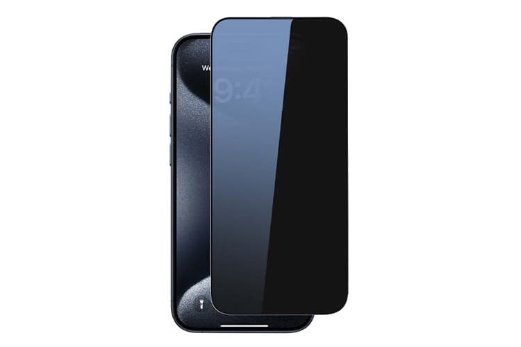 Ảnh Miếng dán kính cường lực chống nhìn trộm iPhone 15 Pro Max Jincase