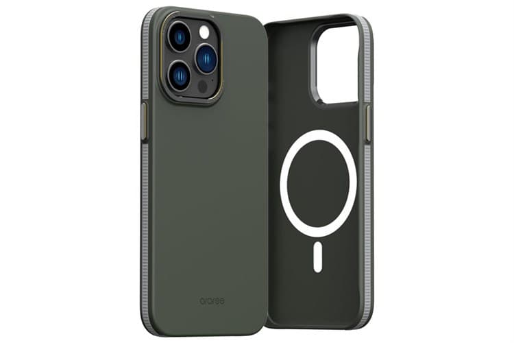 Ảnh Ốp lưng MagSafe iPhone 15 Pro Max Nhựa cứng PC Araree AERO FRAME Chính hãng