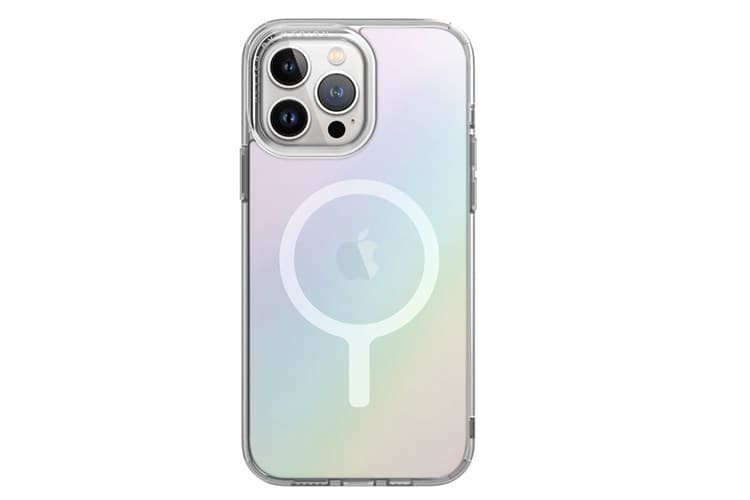 Ảnh Ốp lưng MagSafe iPhone 15 Pro Max Nhựa cứng viền dẻo UNIQ HYBRID MAGCLICK CHARGING LIFEPRO XTREME (AF) Chính hãng