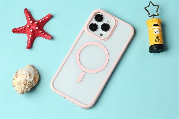 Ảnh Ốp lưng MagSafe iPhone 14 Pro Max Nhựa cứng viền dẻo FREELANDER I JM