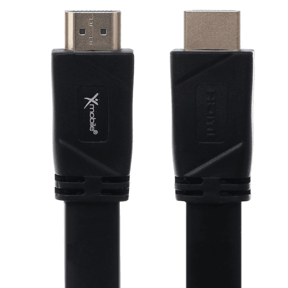 Ảnh Cáp HDMI 2.0 Dẹt 2m Xmobile DS135-2TB Đen
