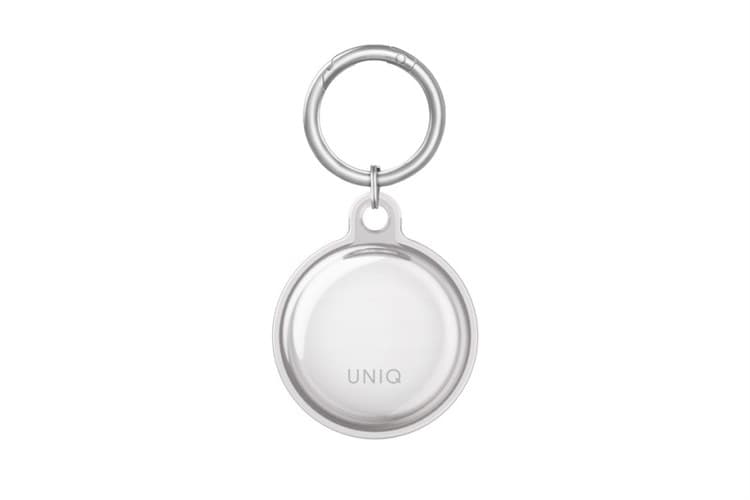 Ảnh Vỏ bảo vệ AirTag Nhựa dẻo TPU UNIQ GLASE Trắng