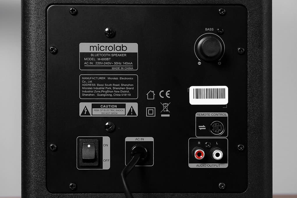 Ảnh Loa máy tính Bluetooth Microlab M600BT/2.1 (Màu đen)