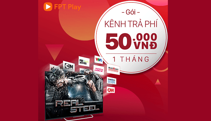Ảnh FPT Play - Gói kênh gia đình 06 tháng