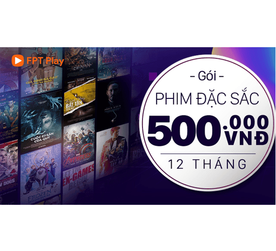 Ảnh FPT Play - Gói phim đặc sắc 12 tháng
