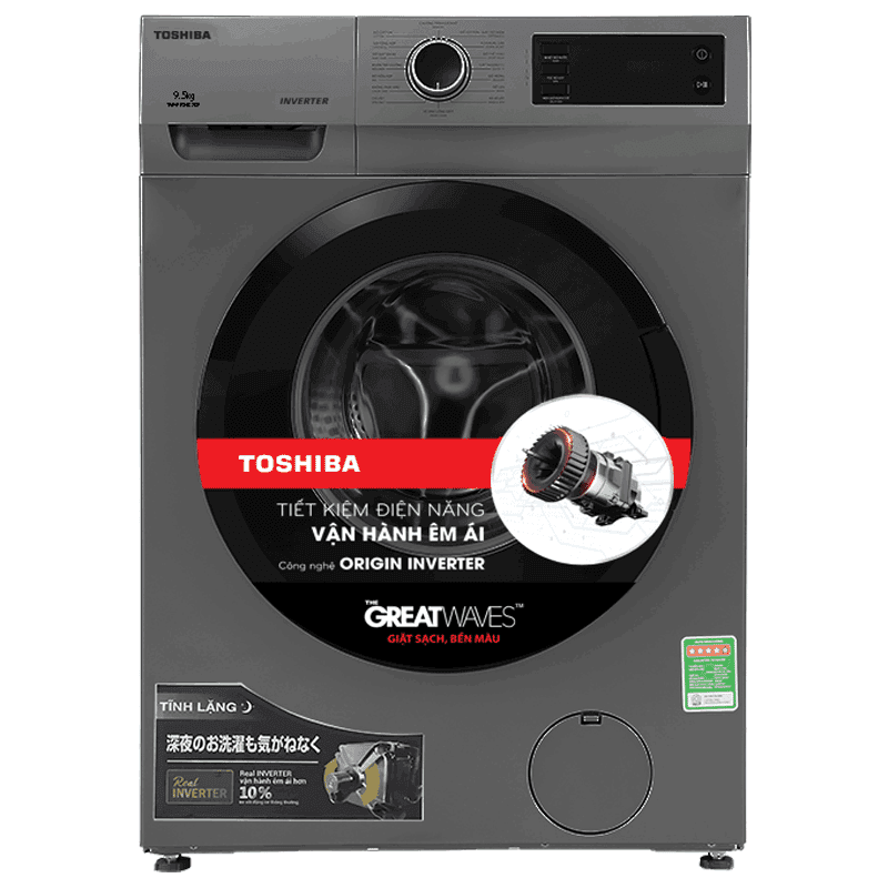 Ảnh Máy giặt lồng ngang Toshiba Inverter 8.5Kg TW-BK95S3V(SK)