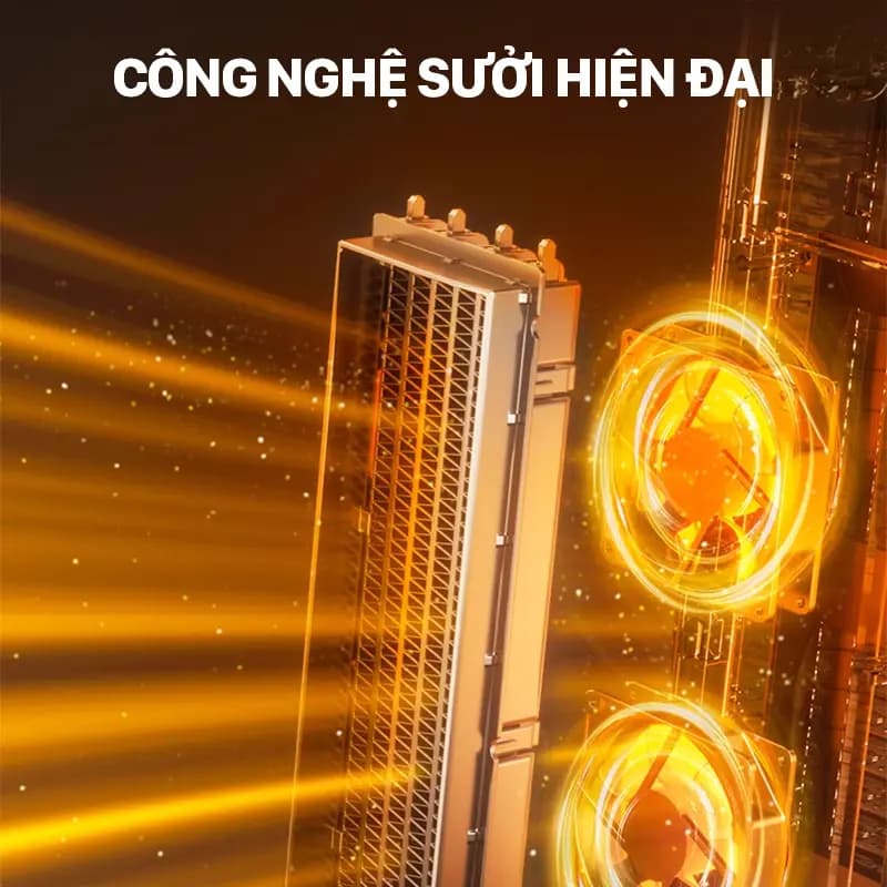 Ảnh Quạt sưởi Ceramic Roler RC - 2123R (2000W)