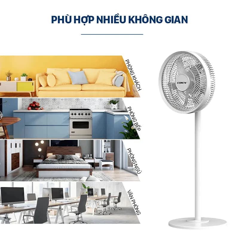 Ảnh Quạt cây 5 cánh Coex CF-7121D