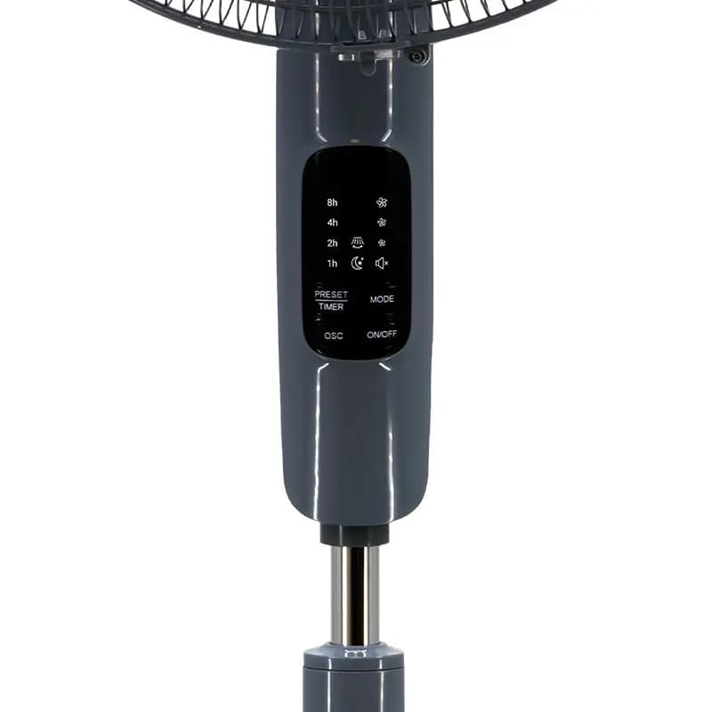 Ảnh Quạt cây 5 cánh động cơ AC Hitachi LF-A6RCGM-xám-có điều khiển