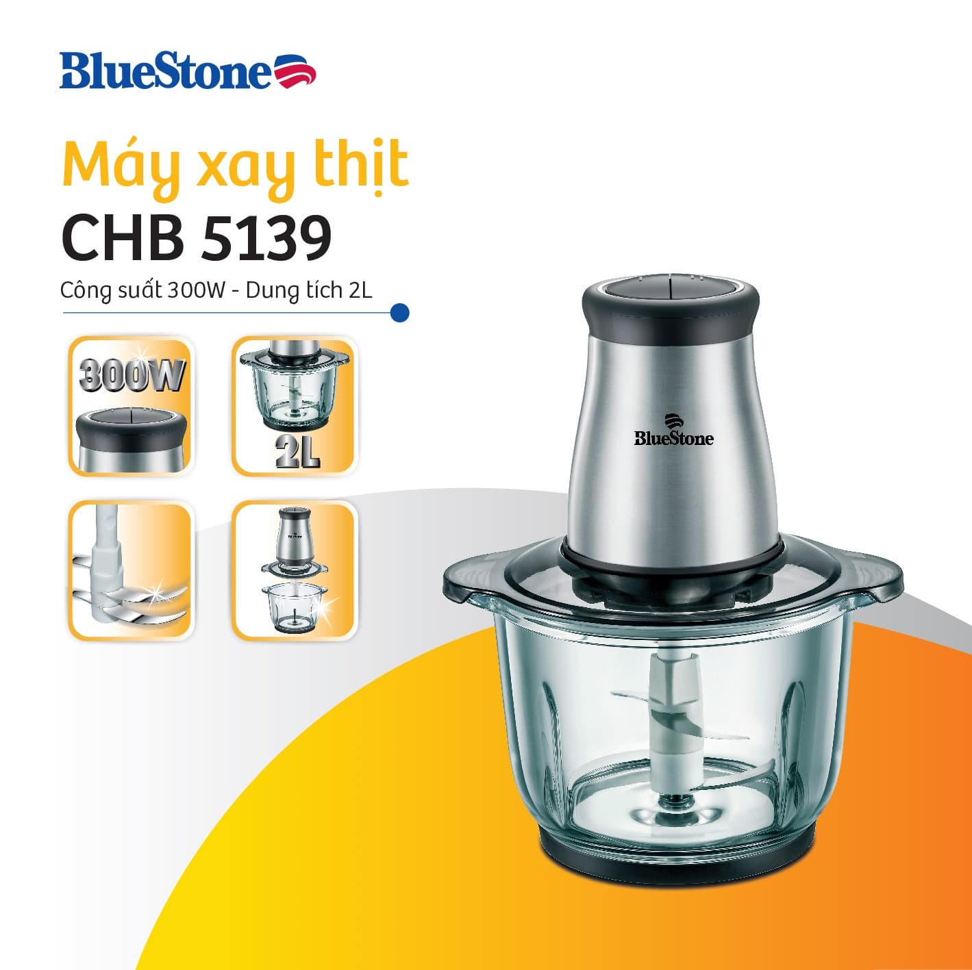 Ảnh Máy xay thịt Bluestone CHB-5139
