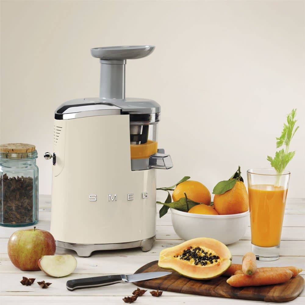 Ảnh Máy ép trái cây chậm Smeg SJF01CREU- kem