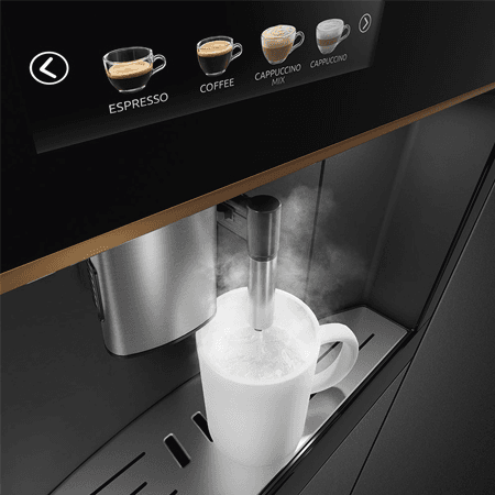 Ảnh Máy pha cà phê Smeg CMS4604NR- viền đồng