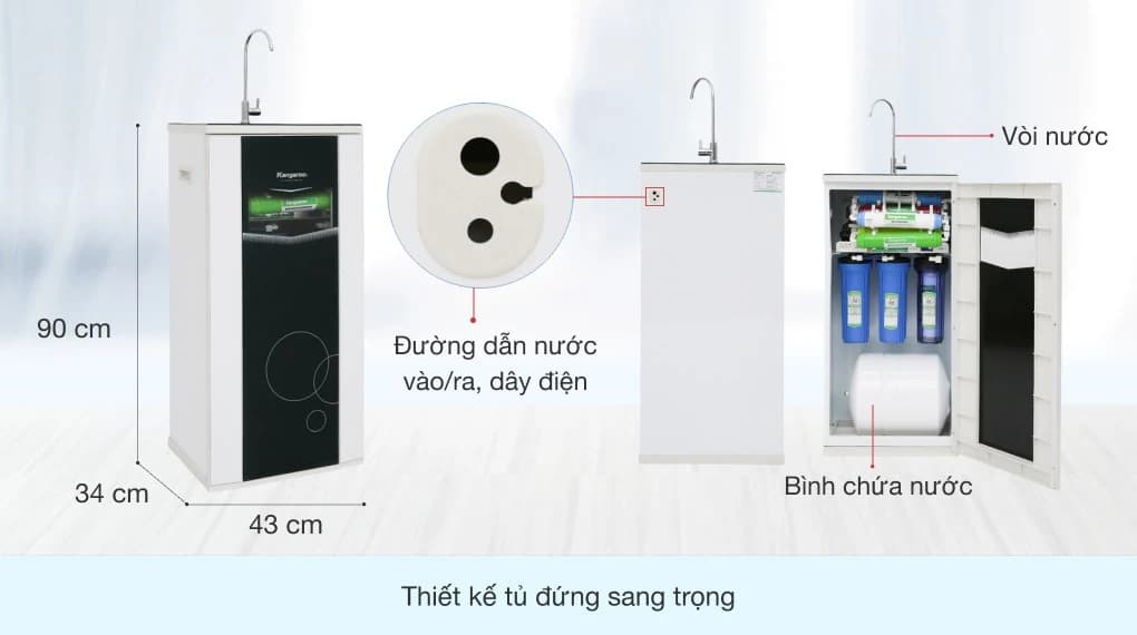 Ảnh Máy lọc nước Kangaroo 9 cấp RO KG109A VTU